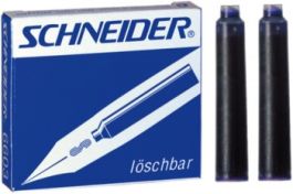 Schneider Fountain pen ink box - 6 pieces - Blue