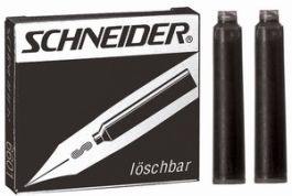 Schneider Fountain pen ink box - 6 pieces - Black